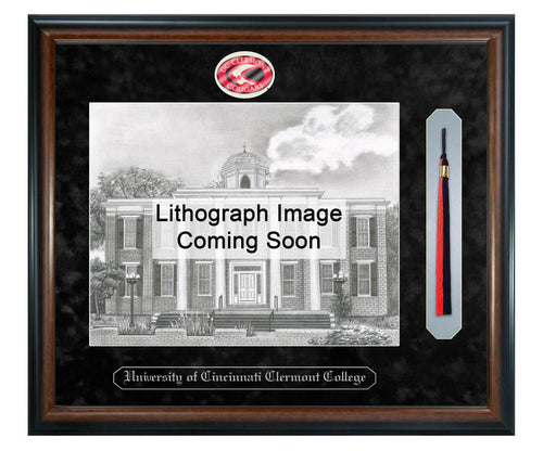 University of Cincinnati Clermont College Litho Frame,Diploma Frame (XSNTL)