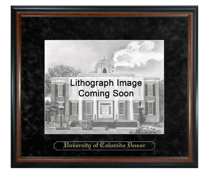 University of Colorado Denver Litho Frame,Diploma Frame (XNL)