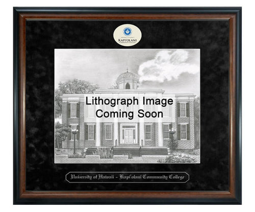University of Hawaii - Kapiolani Community College Litho Frame,Diploma Frame (XSNL)