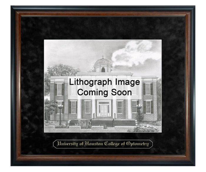 University of Houston College of Optometry Litho Frame,Diploma Frame (XNL)