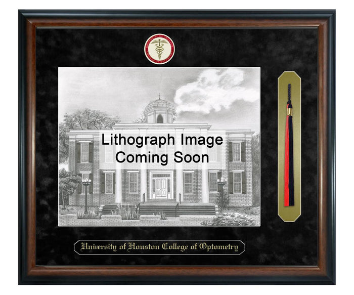 University of Houston College of Optometry Litho Frame,Diploma Frame (XSNTL)