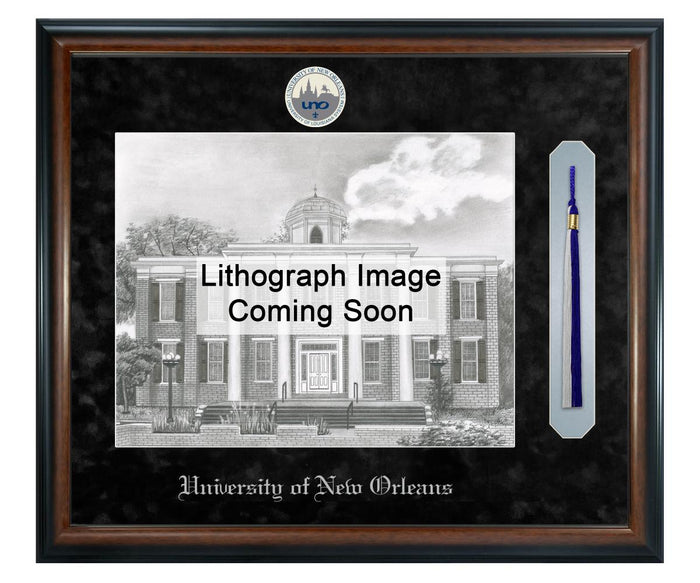 University of New Orleans Litho Frame,Diploma Frame (XSNTL)