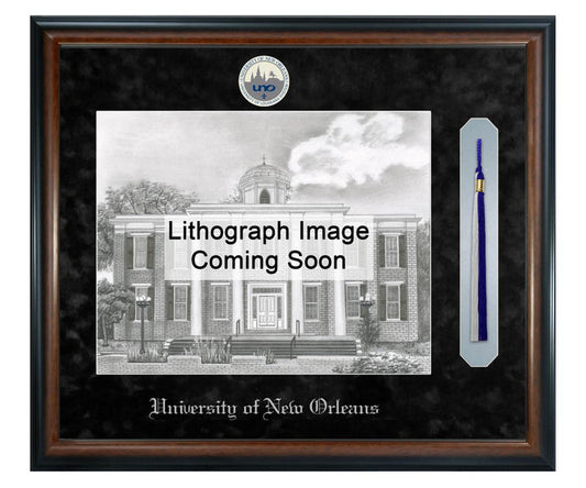 University of New Orleans Litho Frame,Diploma Frame (XSNTL)