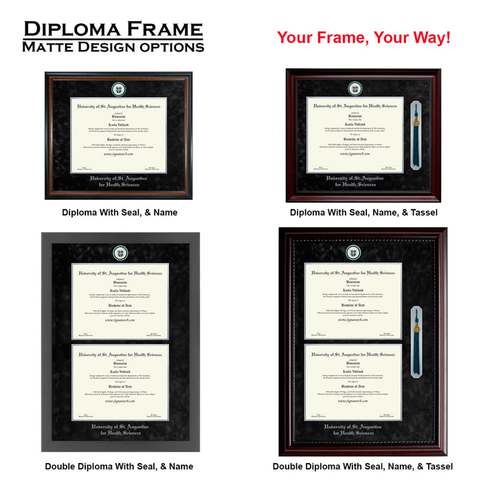 University of St. Augustine for Health Sciences Diploma Frame (DSNT)