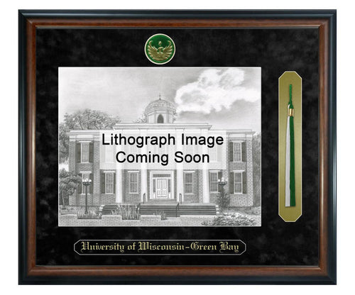 University of Wisconsin - Green Bay Litho Frame,Diploma Frame (XSNTL)