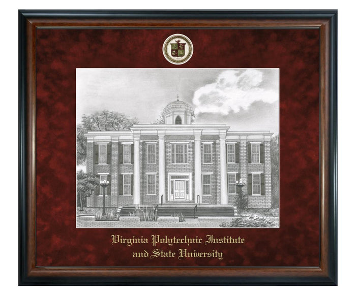 Virginia Polytechnic Institute and State University Litho Frame,Diploma Frame (XSNL)