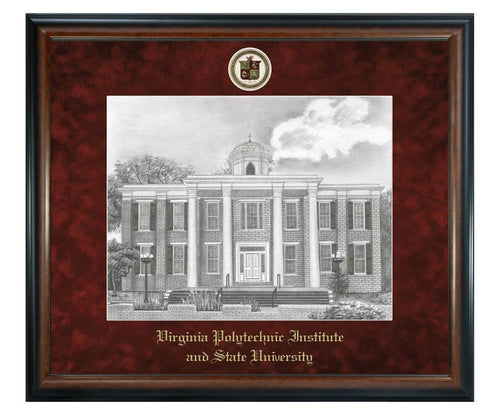 Virginia Polytechnic Institute and State University Litho Frame,Diploma Frame (XSNL)