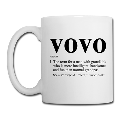 Vovo Definition Coffee/Tea Mug - white