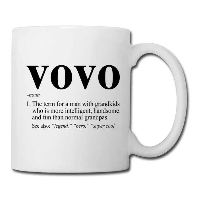 Vovo Definition Coffee/Tea Mug - white