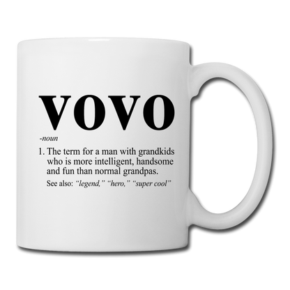 Vovo Definition Coffee/Tea Mug - white