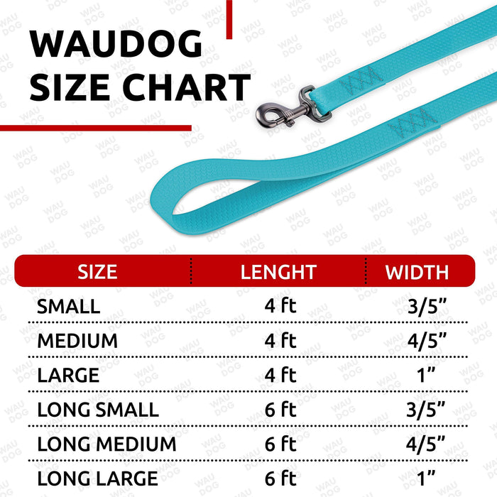 Waterproof Dog Leash 4 ft Anti-Slip All Sizes