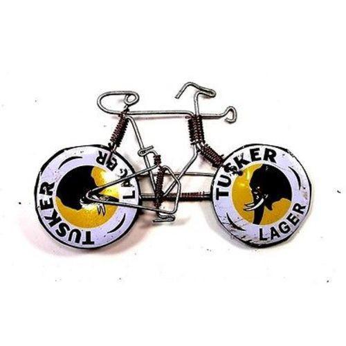 Wire Bicycle Pin with Tusker Wheels - Creative Alternatives - TheHomeToGo