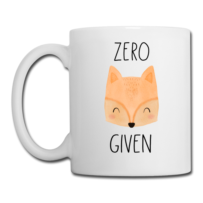Zero Fox Given Coffee or Tea Mug - white