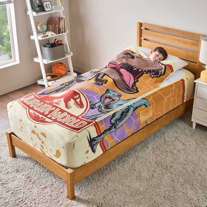 ZippySack Twin Bed Zip-Up Bedding – Jurassic Park